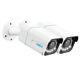2pcs 8mp Poe Ip Security Camera Zoom Outdoor Person Vehicle Alerts Reolink 811a