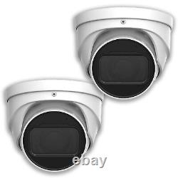 2x 4MP 1440p WDR Network IP CCTV Security Camera Turret For Diamond NVR