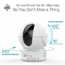 2x EZVIZ 1080p Indoor Pan/Tilt WIFI Security Camera, 360° Full 2-Way Talk C6CN