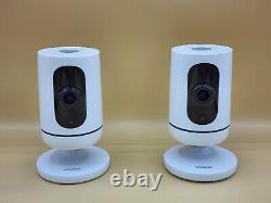 2x Home Security Vivint Ping V-CAM1 SmartHome Indoor Cameras withCables