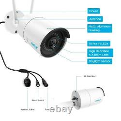 2x Reolink 4MP WiFi IP Security Camera 2.4/5G Dual Band Outdoor Audio RLC-410W