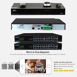 32 Channel 4K NVR 32 X 8MP Starlight 4K Microphone PoE IP Security Camera System