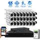 32 Channel Nvr 24 X 4k 8mp Outdoor Ai Face Recognition Security Camera System