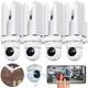 360° Garage Lamp Bulb Camera Wi-fi Wireless Smart Home Security Ir Night Light