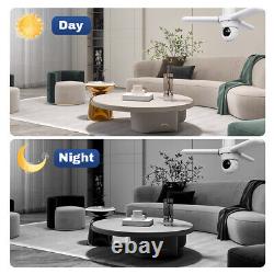 360° Garage Lamp Bulb Camera Wi-Fi Wireless Smart Home Security IR Night Light