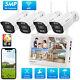 3k Home Security Camera System Wireless With 12''monitor 5mp Surveillance Camera