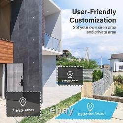 3K Home Security Camera System Wireless With 12''Monitor 5MP Surveillance Camera