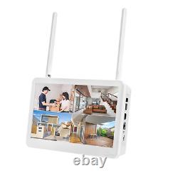 3K Home Security Camera System Wireless With 12''Monitor 5MP Surveillance Camera