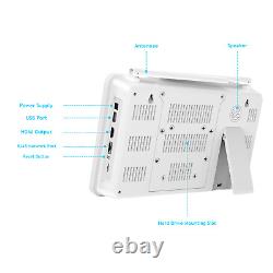 3K Home Security Camera System Wireless With 12''Monitor 5MP Surveillance Camera
