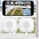 3mp 2k Window Camera, 2.4ghz&5ghz Wifi Indoor Cameras For Home Security 2 Pack