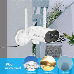 3MP 4CH HD WiFi Home Security Camera System Wireless Outdoor IP CCTV NVR Kit 64G