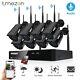 3mp 8ch Wireless Security Camera System Outdoor Home Wifi 2tb Hard Drive Lot