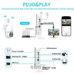 3MP HD Outdoor Wireless Security Camera System 8CH NVR WiFi Audio Home CCTV 1TB