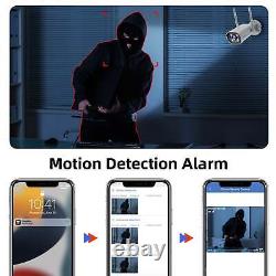 3MP Home Security Camera System Wifi Camera 7'' Touch Screen Monitor 4CH +32GB