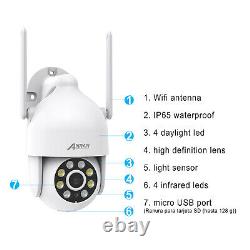 3MP Home Wireless Security Camera System Outdoor 1TB CCT 12''Monitor Audio WiFi