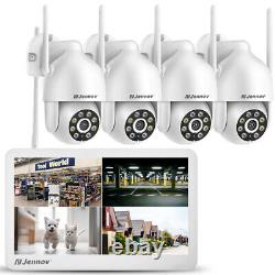 3MP PT Wireless Security Camera System with Monitor Ourdoor Wifi Home 8CH NVR