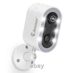 3MP Solar Home Security Camera Battery Powered 2.4G WIFI Audio Night Vision