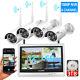 3mp Wireless Audio Cctv Security Camera System 10ch Wifi Nvr Outdoor Home Lot