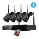3mp Wireless Audio Home Outdoor Cctv Security Camera System 8ch Wifi Nvr Lot