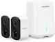 3mp Wireless Camera For Home/outdoor Security (2 Pack), 2k Battery Powered Wifi