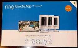 3 Pack Ring Stick Up Cam Indoor/Outdoor Home Security Camera Battery Wire Free