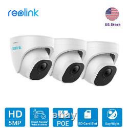 3pcs PoE IP Security Camera 5MP Dome Home Surveillance Outdoor Night Vision 520A