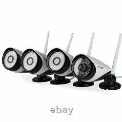 4CH 1080P NVR Wireless CCTV Outdoor Home Security Camera System