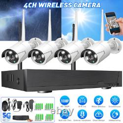 4CH 3MP 1080P HD Outdoor Home Security Camera System Kit Surveillance CCTV NVR