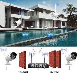4CH 3MP 1080P HD Outdoor Home Security Camera System Kit Surveillance CCTV NVR