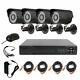 4ch Ahd Home Security Camera System Kit Waterproof Night Vision Dvr Cctv Camera