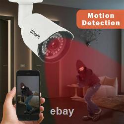 4CH DVR 720P HD Security Camera System Night Vision Home Remote Motion