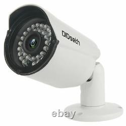 4CH DVR 720P HD Security Camera System Night Vision Home Remote Motion