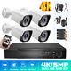 4ch H. 265+ 5mp Lite Dvr 1080p Outdoor Cctv Home Security Camera System Kit Ip66