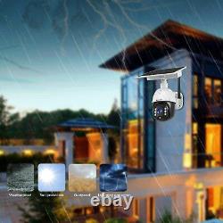 4G 1080P Solar PTZ IP Camera Security CCTV Waterproof Outdoor Night Vision