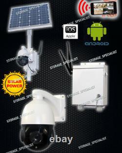 4G Security Camera Solar PTZ 18XOptical Zoom Motor GSM Alarm Farm Live View 3G
