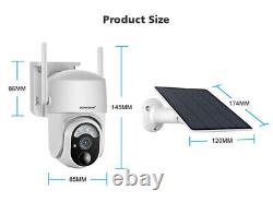 4G Solar Powered 128GB Security PTZ Ultra HD 2K 5MP Home Outdoor Camera S50-4G