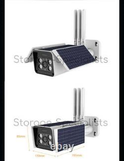 4G Solar Security Camera 24/7 Real Live View 128GB Wireless WIFI PIR Radar 3G