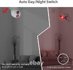 4K 8CH 8MP Home Security Camera System Wired PoE IP Cameras Night Vision 2TB HDD