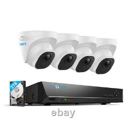 4K Security Camera System 8MP 8CH POE NVR Kit 7/24 Recording 2TB HDD RLK8-800D4