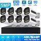 4k Security Camera System Outdoor Home 5mp 8ch With 1tb Hard Drive Wifi Hd