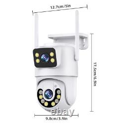 4K Wireless Security Camera System Outdoor Home Dual Lens Wifi Night Vision Cam