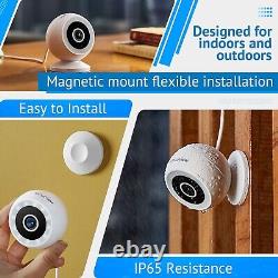 4MP 2K Outdoor Indoor Security Cameras with Starlight Night Vision & 2-Way Audio