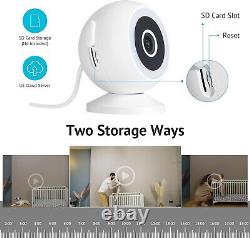 4MP 2K Outdoor Indoor Security Cameras with Starlight Night Vision & 2-Way Audio