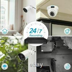 4MP Security Camera System Home Surveillance 8CH NVR Kit with 2TB HDD RLK8-410B2D2