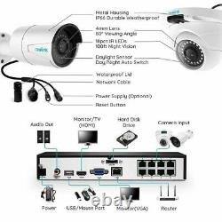 4MP Security Camera System Home Surveillance 8CH NVR Kit with 2TB HDD RLK8-410B2D2