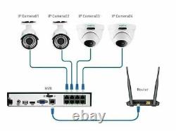 4MP Security Camera System Home Surveillance 8CH NVR Kit with 2TB HDD RLK8-410B2D2