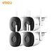 4pcs Imou Outdoor Wifi Ip Security Camera Wireless Home Garden Store Monitor 2mp