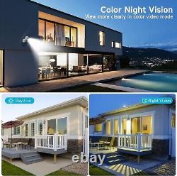 4PCS Solar Battery Camera 1080P Outdoor WiFi Security Camera System Smart Home
