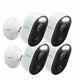 4x Outdoor Wifi Security Camera With Spotlight Home Security System Reolink Lumus