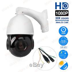 4.5'' 30X ZOOM 4in1 AHD/TVI/CVI/CVBS 1080P 2.0MP PTZ Speed Dome IR Camera Night